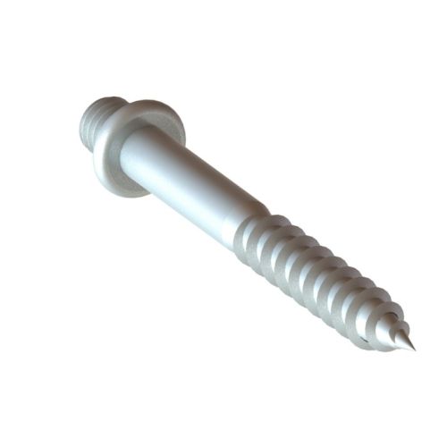NICZUK Double-threaded screw with a flange 8X120
