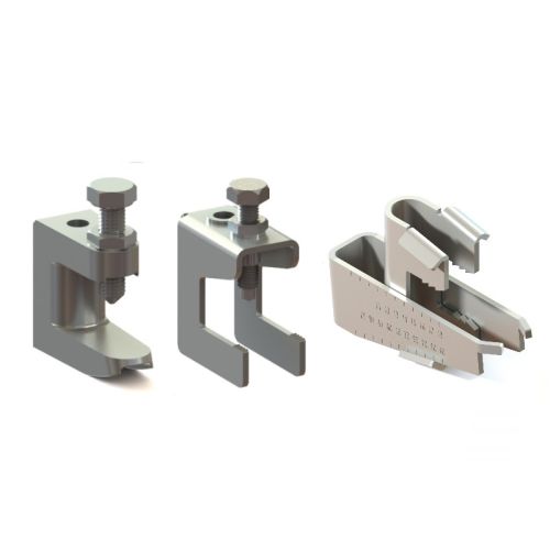 NICZUK Cast iron beam clamp with metric thread M8 19 mm