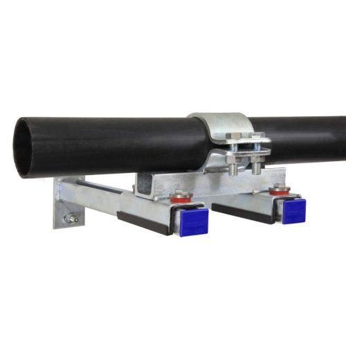 NICZUK Massive fixed point pipe clamp PSF 80 (89-91) welded to an installation kit