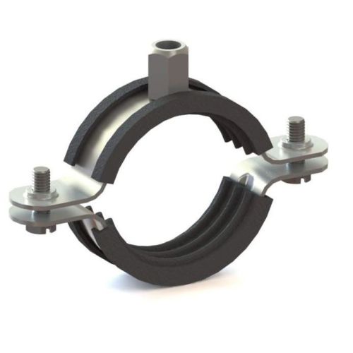 NICZUK Single pipe clamp DUO with lining 1" BK (31-36) Ultra Cover XP