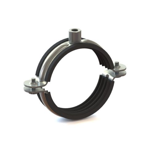 NICZUK Single pipe clamp EXPERT with silicone lining 500 BK (495-504)