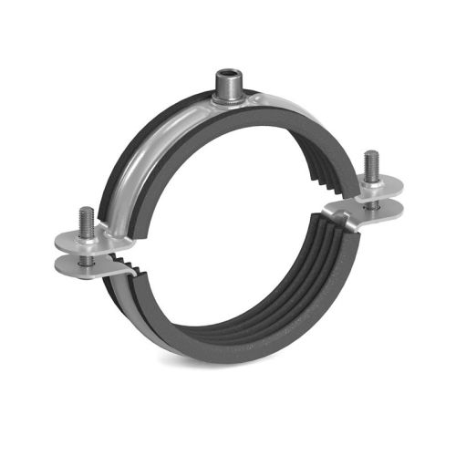NICZUK Ventilation pipe clamp with lining 1400 BK stainless