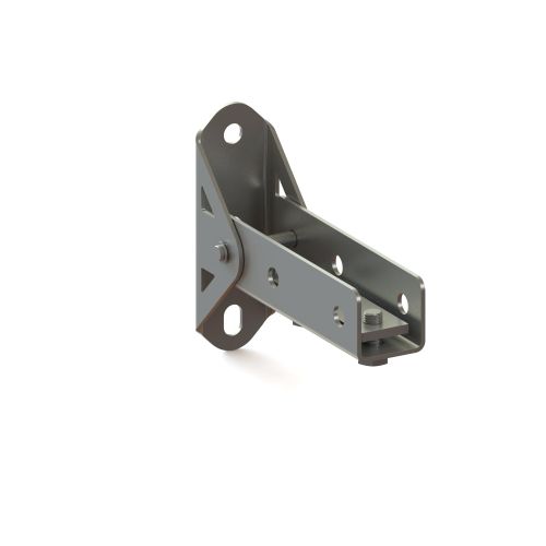 NICZUK Wall plates with 180° adjustment for channels type MF fire zinc-plating