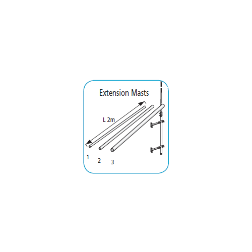ASL240CC101700 nVent Erico Air Terminal, Simple LIGHTNING ROD ASL-240-CC 