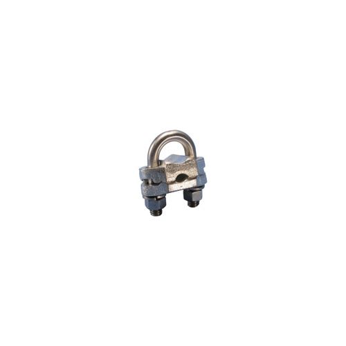 GC064 NVENT ERICO GROUND ROD CLAMP, U-BOLT, TINNED, ONE CONDUCTOR #4 SOL-2/0 STR