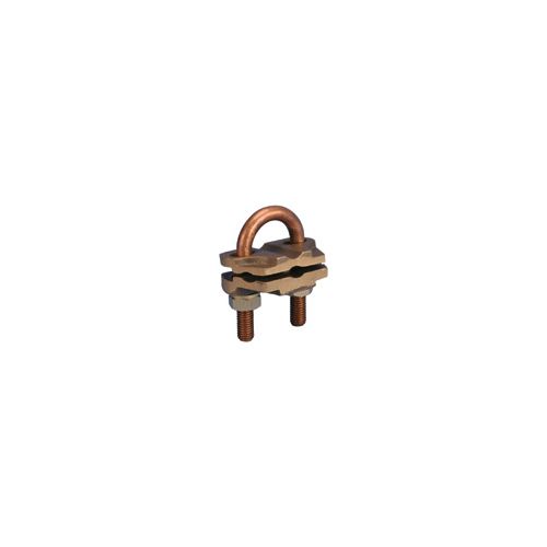 GUV16070710400 NVENT ERICO GROUND ROD CLAMP, U-BOLT, BARE, ONE CONDUCTOR 16 mm² STRANDED-70 mm² STRANDED