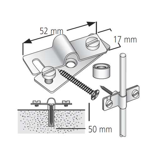 SR545260 nVent Erico DC CLIP SR