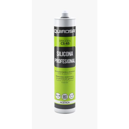 BRIK- CEN CS-45 SPECIFIC POLYMERS Acetic silicone sealant. Cherry Cr. 280 ml