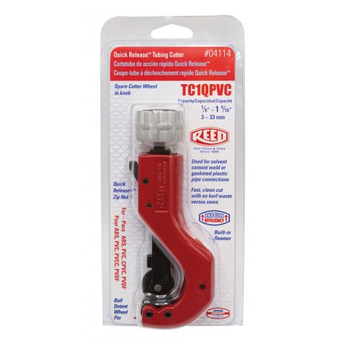 REED Quick Release™ Tubing Cutters for Plastic Pipe - TC1QPVC