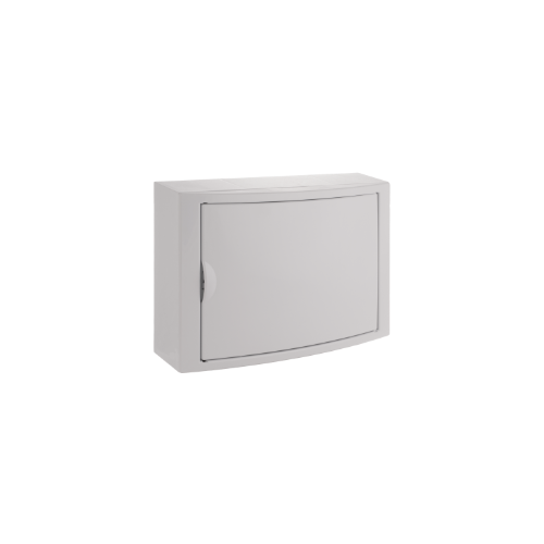  362x250x104, 14 Modules, Horizontal Opening, 2 PE Terminals, White - 5021R2