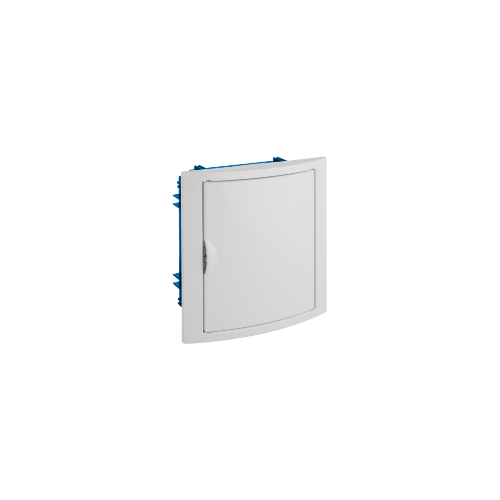  205x233x72, 8 Modules. Horizontal Opening, 2 PE Terminals, White - 5108HR2