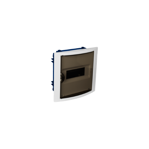  205x233x72, 8 Modules, Horizontal Opening, 2 PE Terminals, Fumé - R5108PFHR2