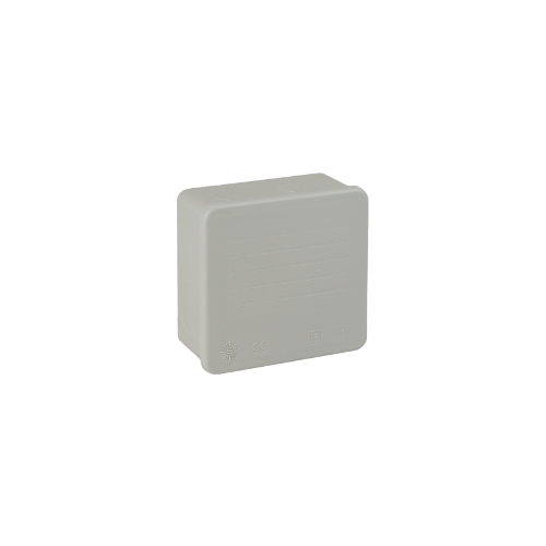 Sealed Junction box 80x80x35 Internal dimensions. IP55 IK07. Pressure closing. - 604CU