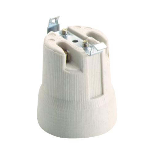  SOLERA Thread holder E-27 shock protected, 4A, 250V, white - 678D