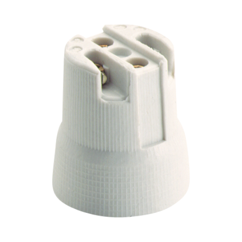  SOLERA Thread holder E-27 shock protected, 4A, 250V, white - 678E
