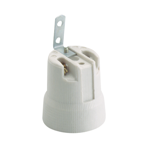  SOLERA Thread holder E-27 shock protected, 4A, 250V, white - 678F