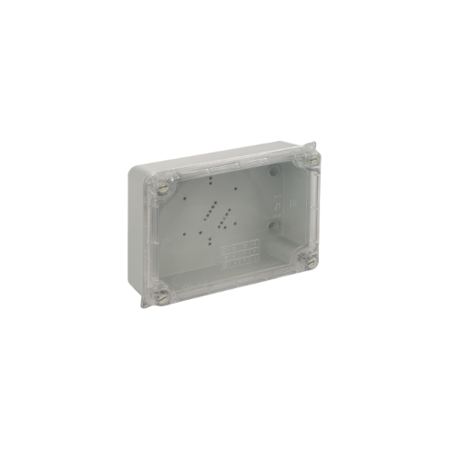 Sealed Junction box 220x170x80 Internal dimensions. IP65 IK07. ¼ turn screw - 6886