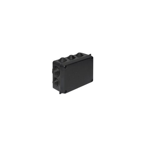 Sealed Junction box 153x110x65, IP 55, IK 07, Black - 716NU