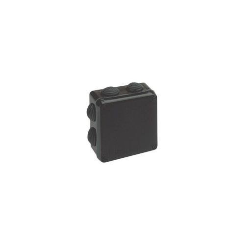 Sealed Junction box 160x135x70, IP 55, IK 07, Black     - 717N