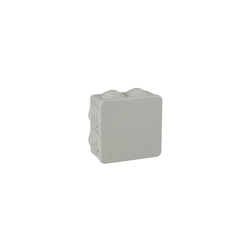 Sealed Junction box 80x80x35, IP 55, IK 07, Grey - 604U
