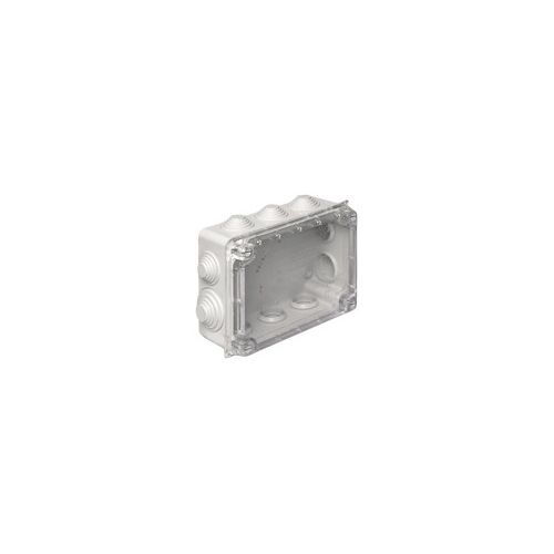 Sealed Junction box 153x110x65, IP 55, IK 07, Black - 716TPU