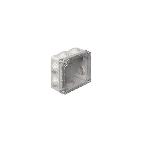 Sealed Junction box 160x135x70, IP 55, IK 07, Transparent - 717TP