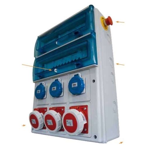  500x270x160, 11 Modules, Pre-cut, 4kg, PE Terminal - 1311PV4R1