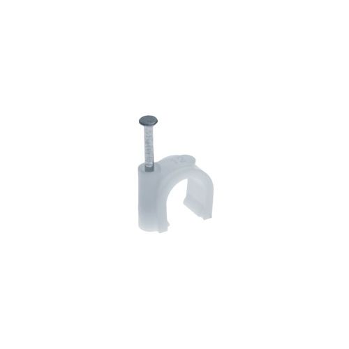 SOLERA Nail cable clip 1 mm, 100 Units/Bag, White - GRAPA-1