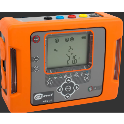 SONEL Earth Resistance and Resistivity Meter MRU-30