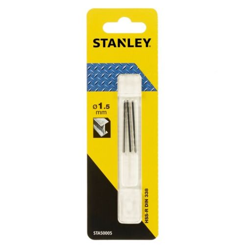 STANLEY 1.5 x 18 x 40mm HSS-R Drill Bit STA50005-QZ