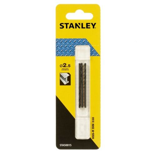 STANLEY 2.5 x 30 x 57mm HSS-R Drill Bit STA50015-QZ