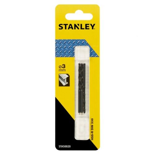 STANLEY 3 x 33 x 61mm HSS-R Drill Bit STA50020-QZ