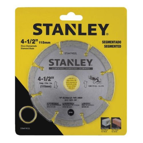 STANLEY 4.5 x 7/8 in. Segmented Diamond Blade STA47452L