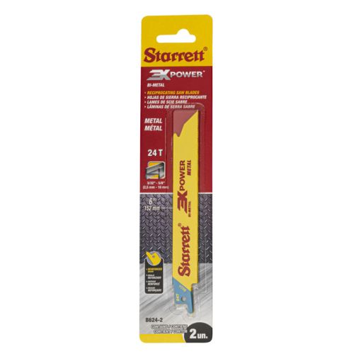 Starrett Metal Cut Reciprocating Saw Blade B624-2