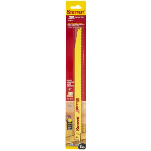 Starrett Sharp Bi-Metal Unique™ Reciprocating Saw Blade BT126-2