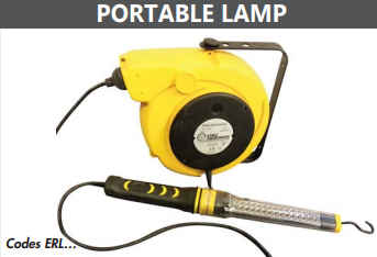 Automatic winding reel range AL + LAMP 330 (COB LED) 230V - ERL-230-15-LCOB-A3