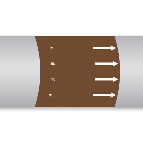 BRADY Pipe and valve markers 308792