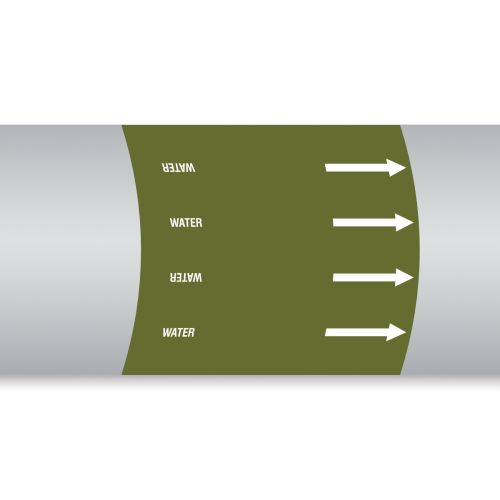 BRADY Pipe and valve markers 308762