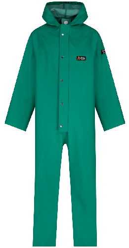 Alpha Solway Chemsol Plus -boiler suit with hood (GREEN)- (Small)