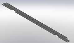 HOFFMAN ADB500E GL66 HC DOOR BAR H 500MM