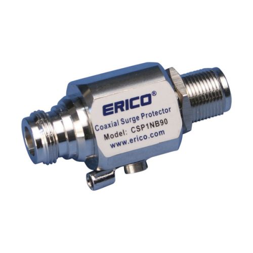 CSP1NB600 nVent Erico Coaxial Surge Protector, N-Type, Female/Female, 1,100 V Spark-Over Voltage @ 100 V/μs