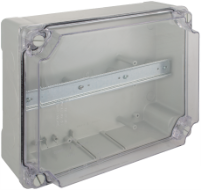 Sealed Junction box 310x240x125, IP 65, IK 07, DIN RAIL - 100887TPG