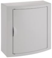 247x249x104, 8 Modules, Horizontal Opening, White - 5109