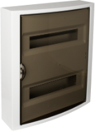  362x438x104, 28 Modules, Horizontal Opening, Fumé - 5281PF