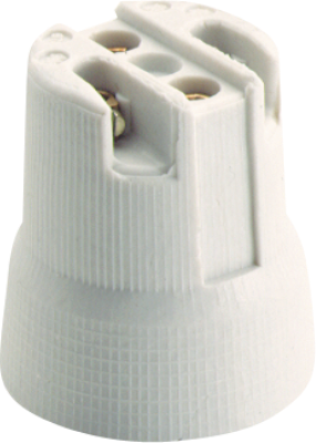  SOLERA Thread holder E-27 shock protected, 4A, 250V, white - 678E