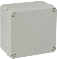 Sealed Junction box without cones 100x100x55 Internal dimensions. IP65 IK07. ¼ turn screw. - 815