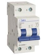  SOLERA 2 Modules, 50A, 6kA, C Curve - CBM250