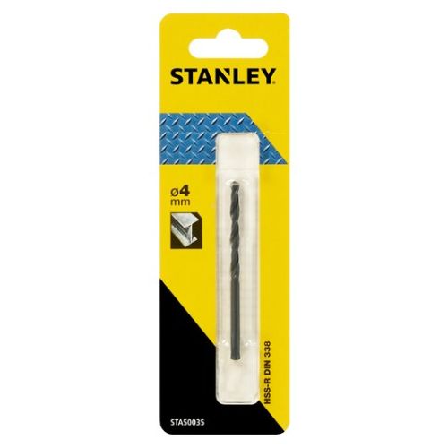 STANLEY 4 x 43 x 75mm HSS-R Drill Bit STA50035-QZ