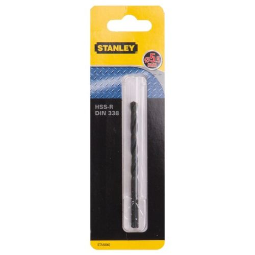 STANLEY 5.5 x 57 x 93mm HSS-R Drill Bit STA50060-QZ